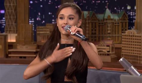 ariana grande celine dion imitation